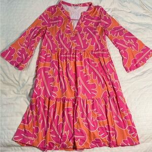 Mary Square Long Sleeve Dress